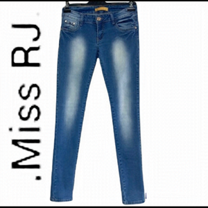 Miss RJ blue wash stretchable skinny jeans size 40/L